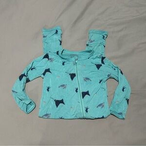 Kyte Baby marine life bamboo romper.